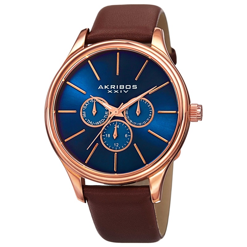 Akribos Xxiv Men’s Watch AK870RGBU