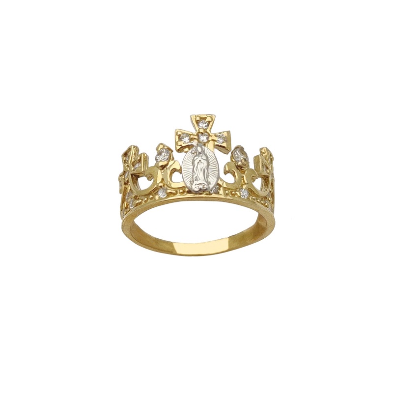King’s Crown Virgin Mary Ring (14K) 7