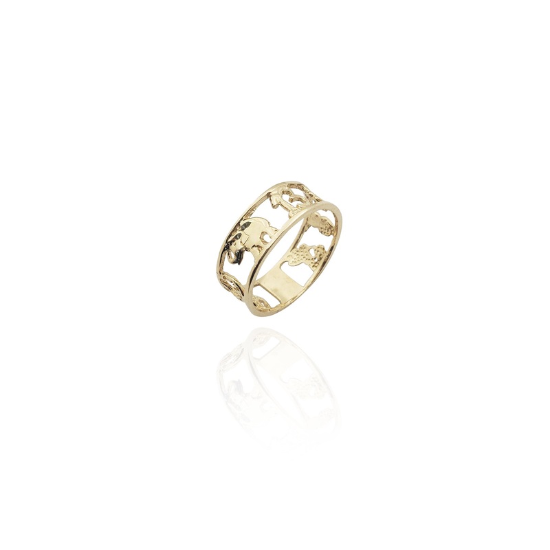 Seven Potential Lucky Ring (14K) #7 | 6.6 mm | 2.2 grams