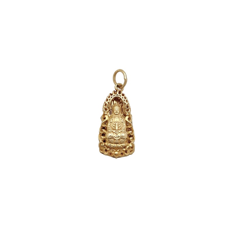 [] 3D Guan Yin Pendant (14K)