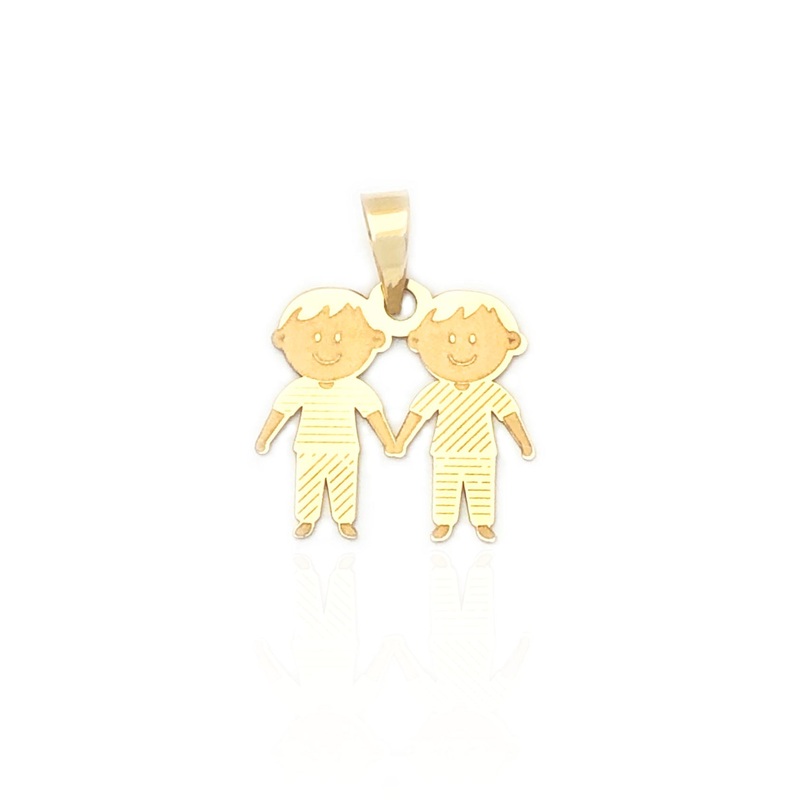 [Boy] Best Friends Forever Pendant (14K)