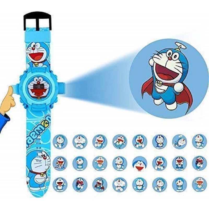 selloriaDigital Watch  – For Boys Unique 24 Images Projector Digital Toy Watch for Kids – Good Return Gift